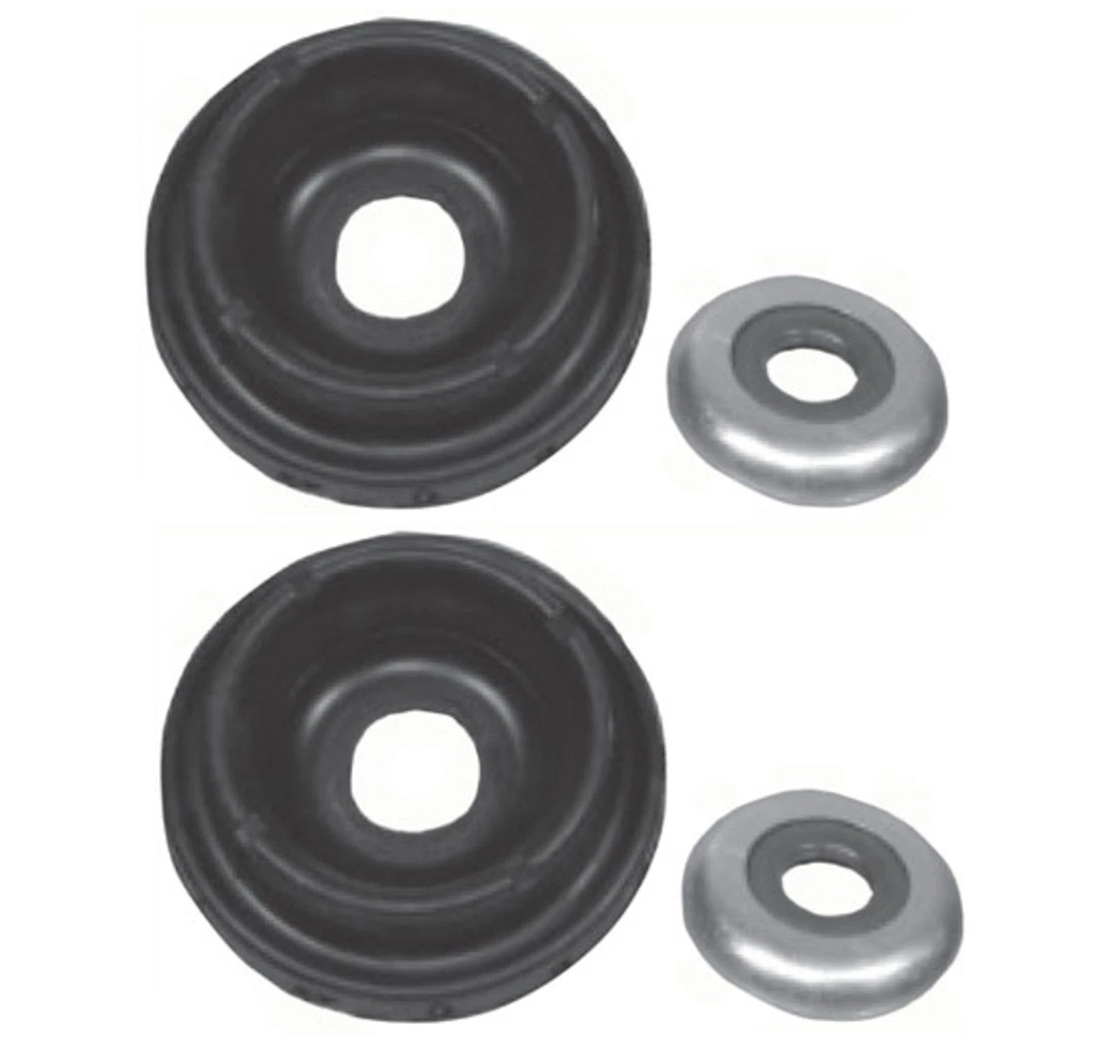 Set of 2 Front Strut Mounts for Chevy Aveo Pontiac G3 Suzuki Swift (2004–2011)