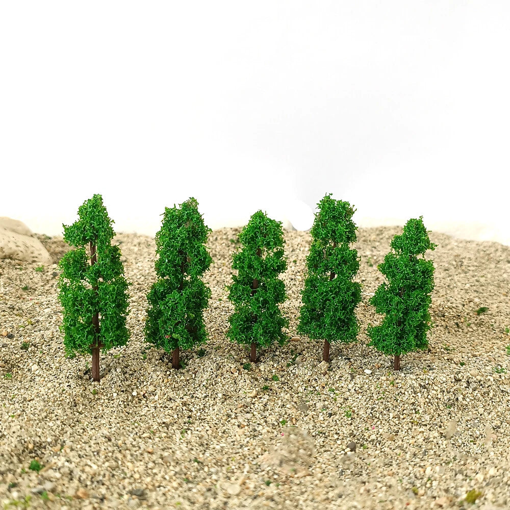 20Pcs 2.36" Model Trees for Diorama Miniature Scenery Railroad Landscape