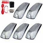 5x Cab Marker Roof Light Smoke 264159BK + Wiring Kit for GMC Chevy K1500-K3500 (1999–2007)