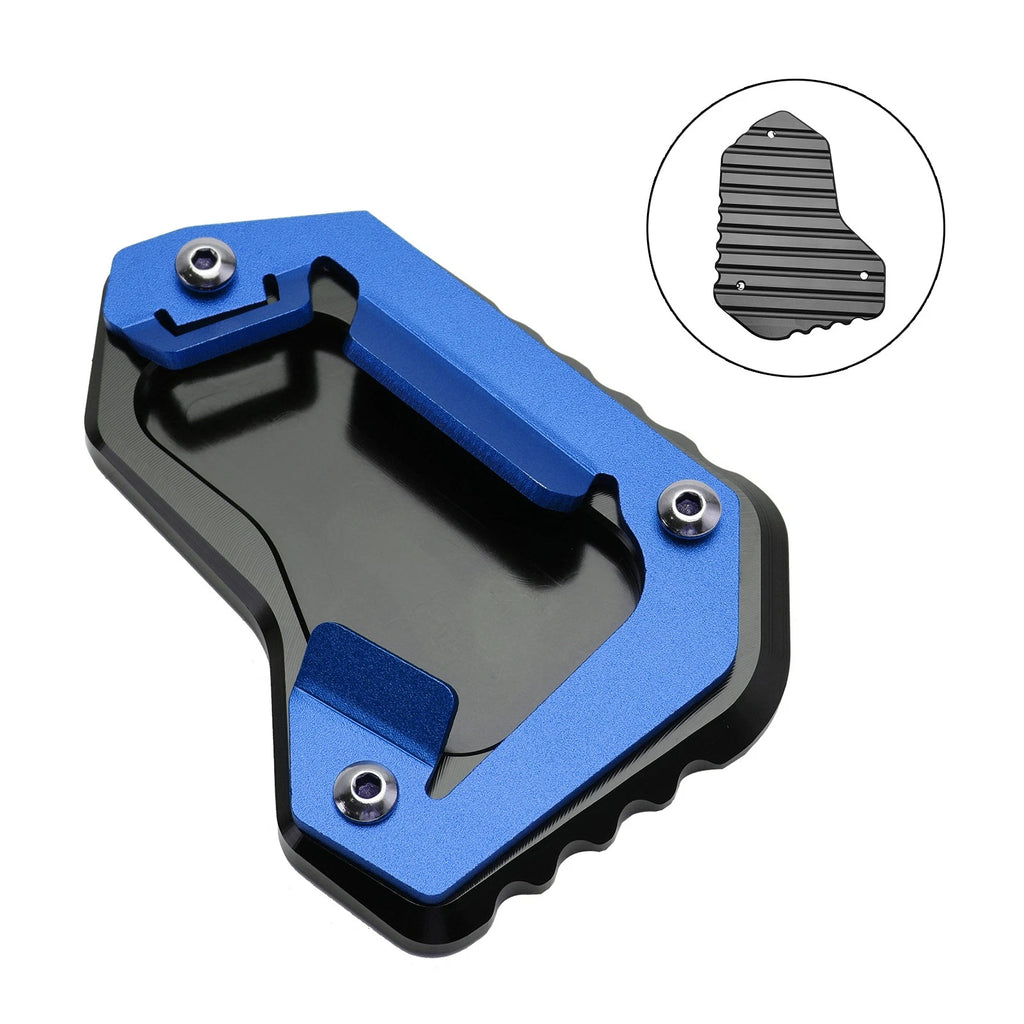 Kickstand Enlarger Plate Pad for Tiger 1200 Explorer (2012–2015) V13VG Blue