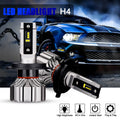 2X H4 9003 HB2 LED Headlight Bulbs for Universal Vehicles (6500K)