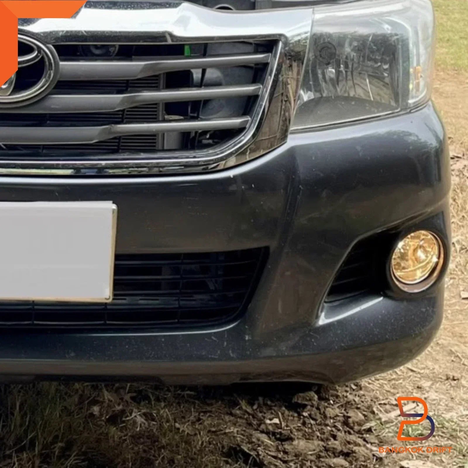 Fog Light for Toyota Hilux Ute (2011-2014) - E4 DLAA Chrome Trim