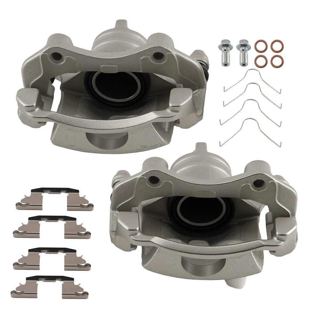 Front L&R Disc Brake Calipers for Nissan March Micra Versa (19B6860, 19B6861)