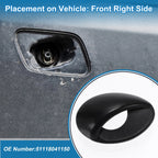 Front Right Headlight Washer Nozzle Cap for BMW M3 (2008–2013) Unpainted Black