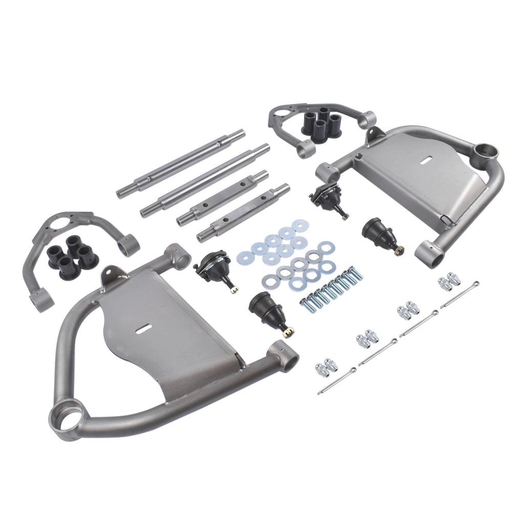 Set of 2 Front Tubular Upper Lower Control Arms for Chevy C10 Pickup (1963–1970)