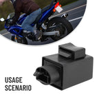 3x2.9x6.5cm Black ABS Flasher Relay 12V 3-Pin for LED Turn Signals