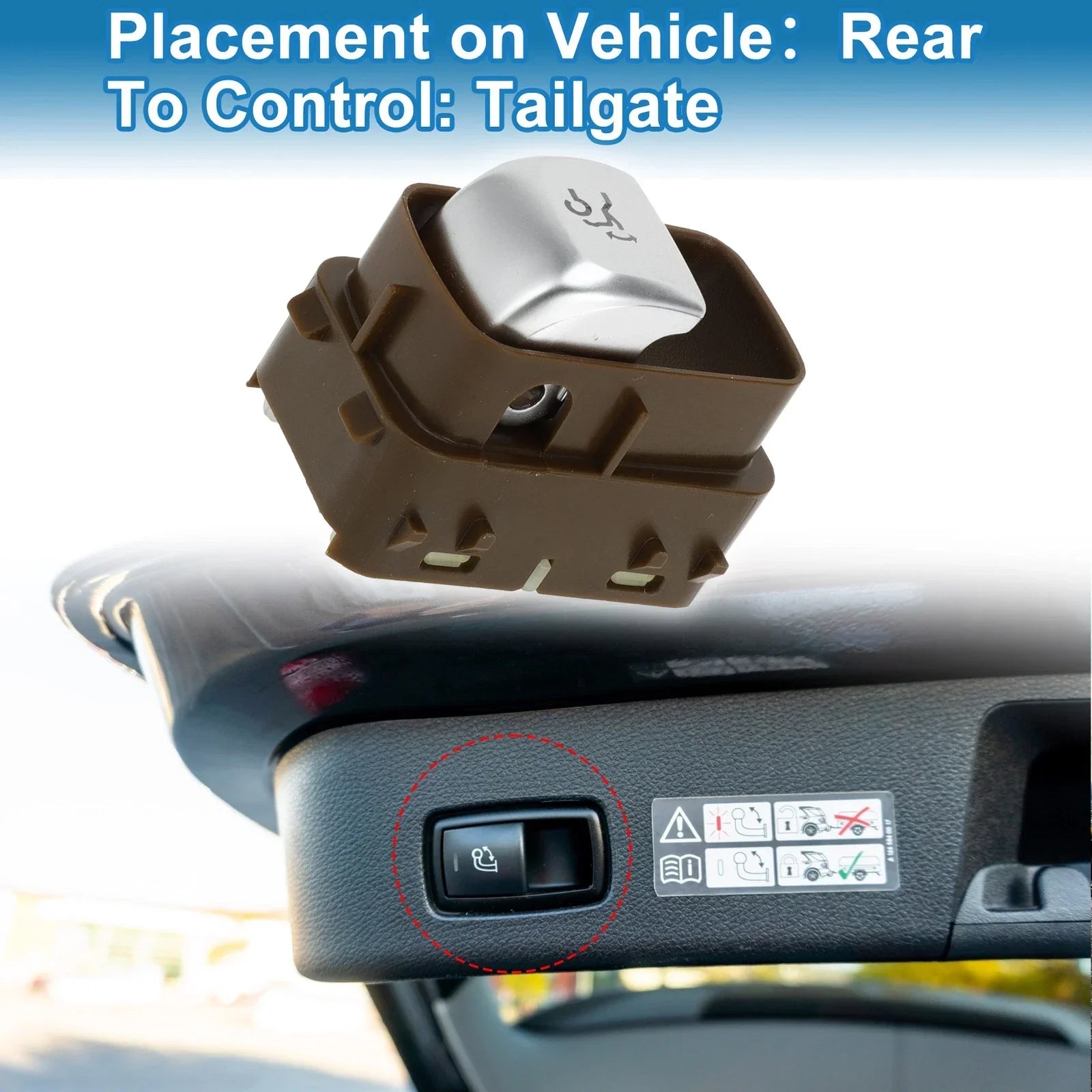 Trunk Release Switch for Mercedes-Benz C180 C200 C300 GLC300 (2015-2020)