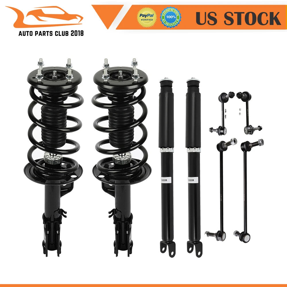 Front Struts & Rear Shocks for Ford Explorer (2013–2018) FWD w/ Sway Bar