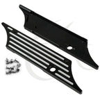 Black Saddlebag Latch Covers for Harley Street Electra Glide (1993-2013)