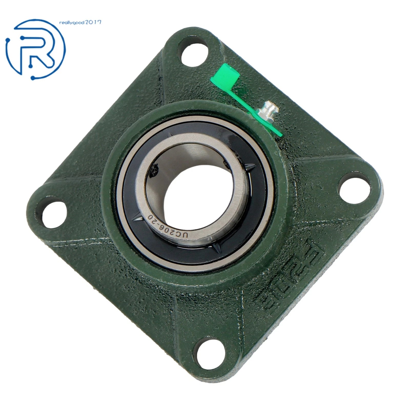 Set of 10 UCF206-20 Pillow Block Flange Bearings 1-1/4" Bore 4 Bolt