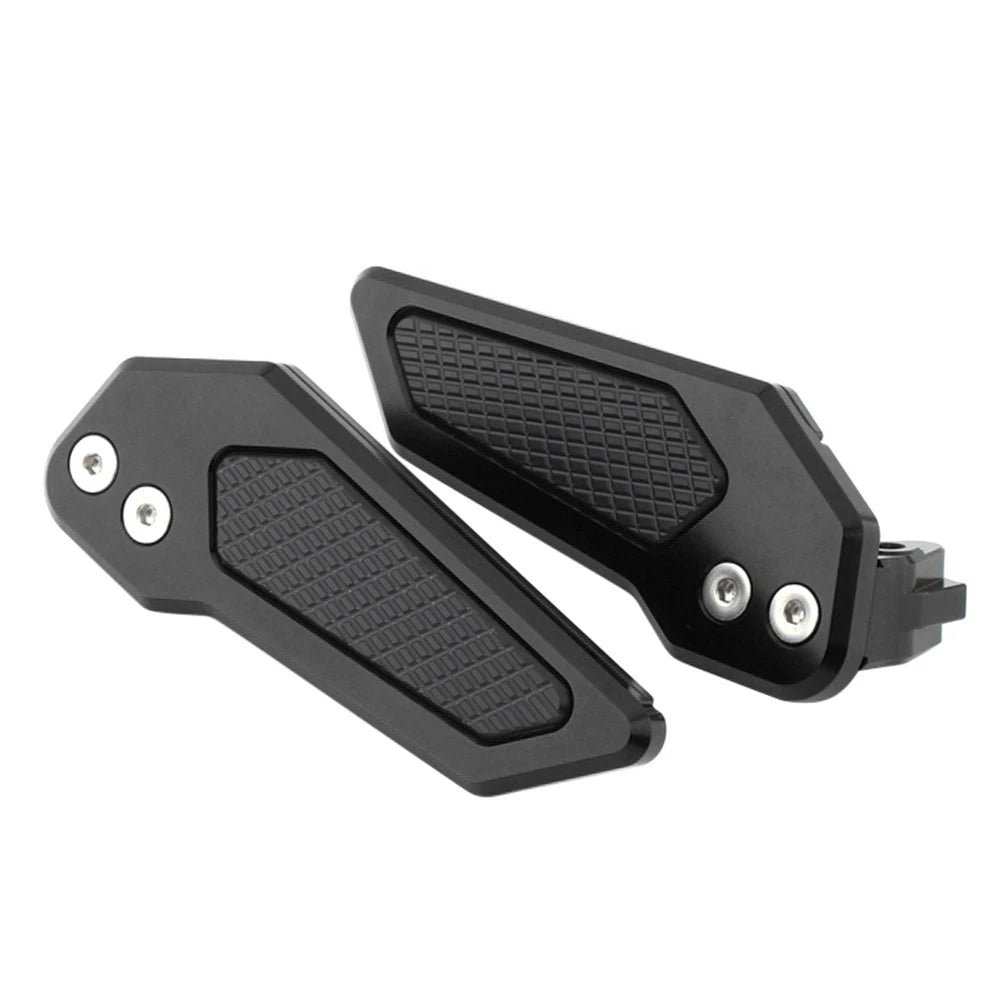 2X Black Rear Foot Pedal Footrest Passenger Footpeg for Honda ADV 160 (2021–2023)