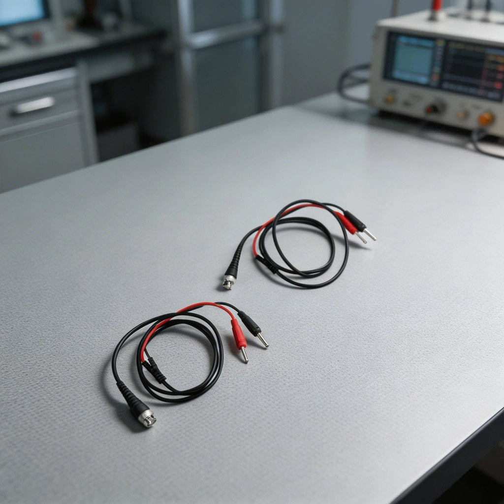 Dual Banana Connector BNC Test Leads 120cm for Oscilloscope (N/A)
