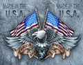 Vintage Replica Tin Metal Sign for Motorcycle (USA) 1537