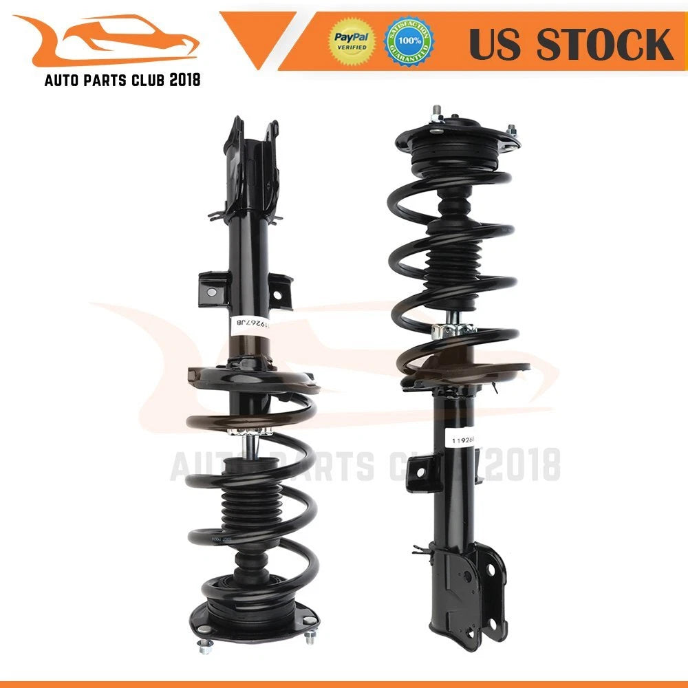 Set of 2 Complete Struts with Coil Springs for Hyundai Santa Fe (2010–2012)
