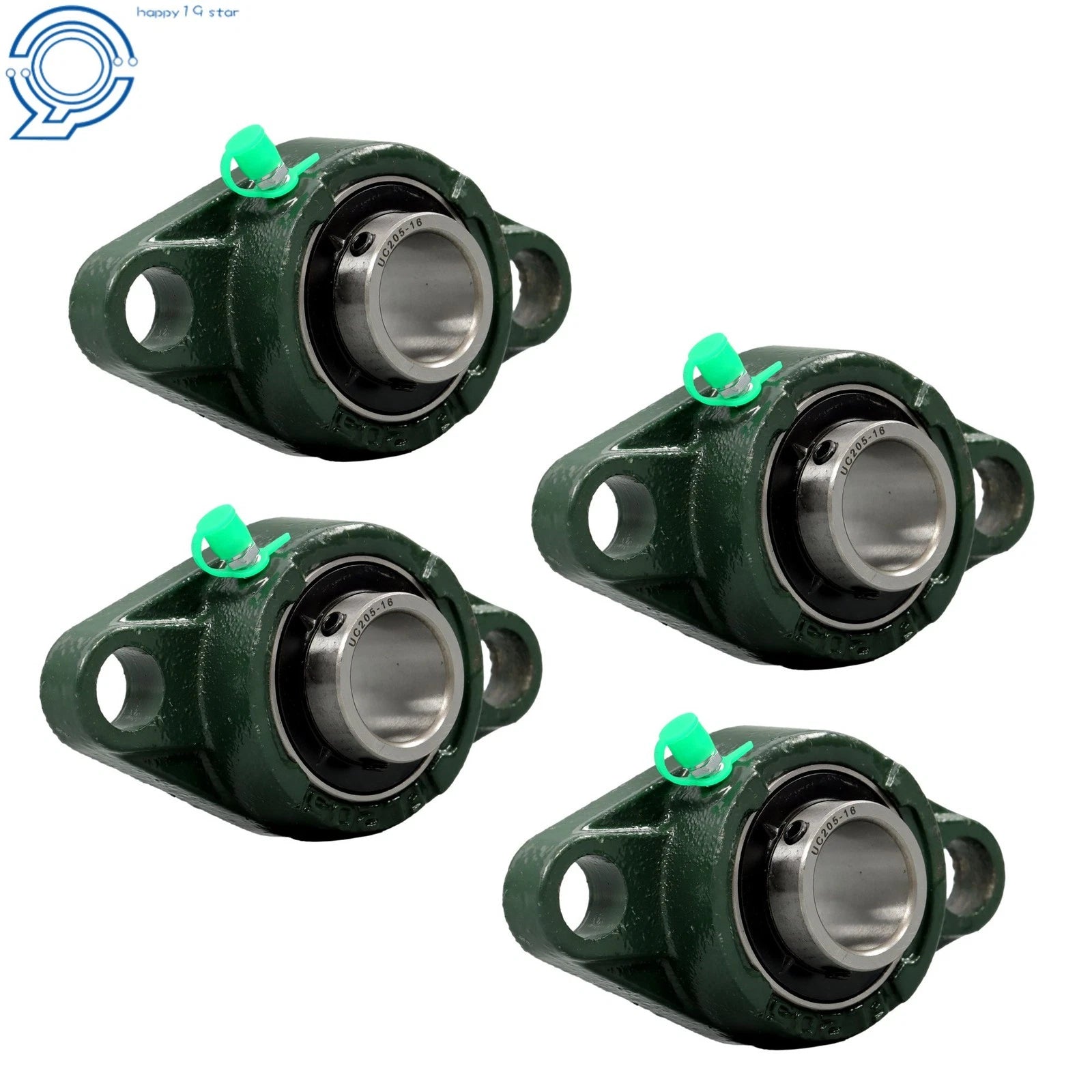 Set of 4 Self-Aligning Pillow Block Bearings for Various Applications