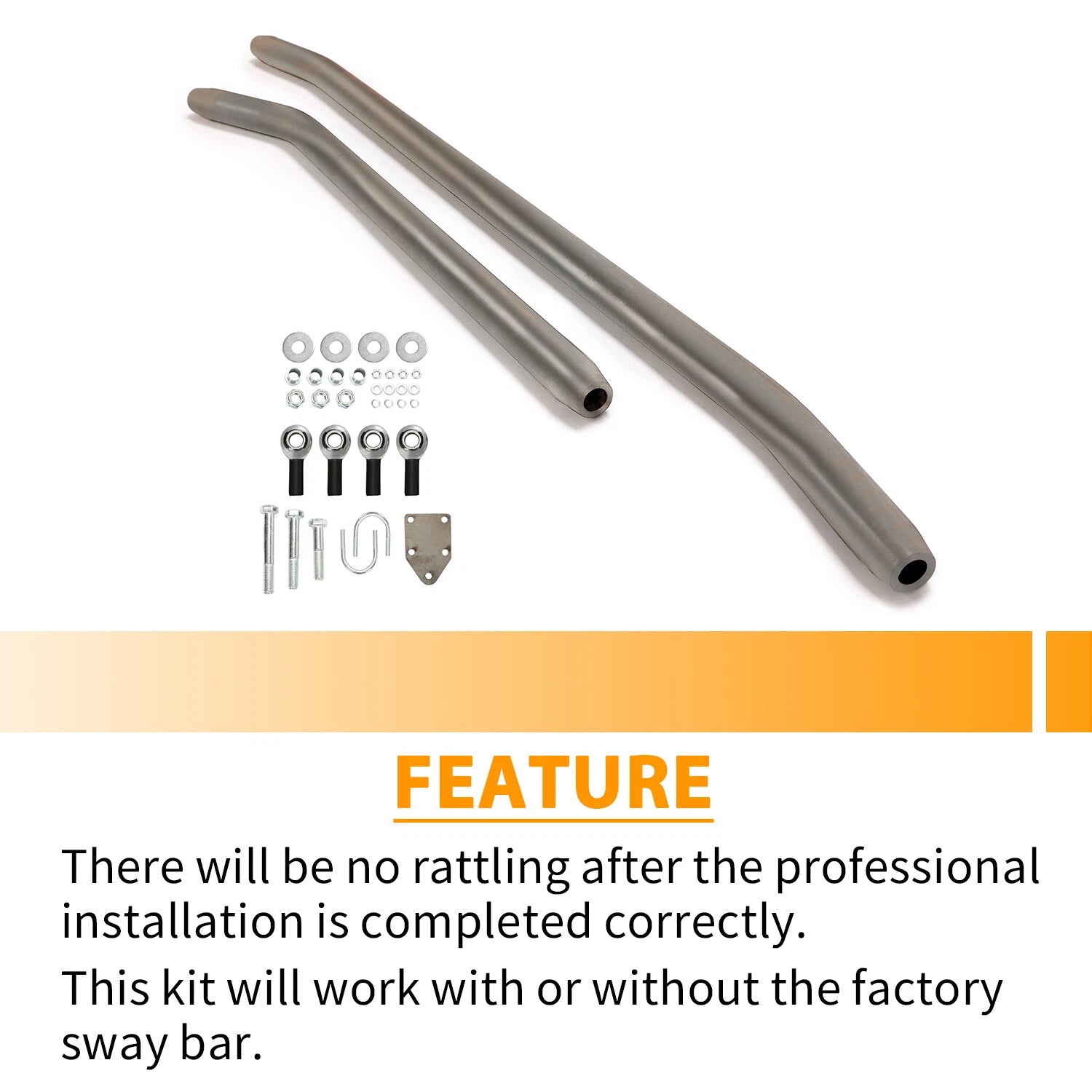 Heavy Duty Crossover Steering Kit for Cherokee XJ (1984–2001), Wrangler TJ/LJ (1997–2006)