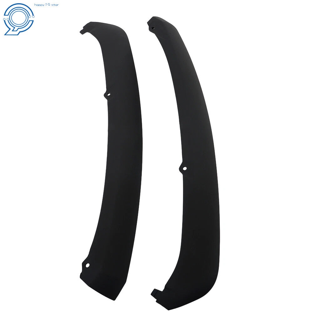 Lower Bumper Valence Trim Pair for Ford Focus (2012-2014) Black Plastic
