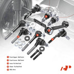 Set of 9 Idler Arm Ball Joints & Tie Rod Ends for Ford Crown Victoria (1992–2011)