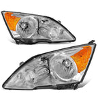 Set of 2 Chrome Corner Headlights for Honda CR-V (2007–2011)