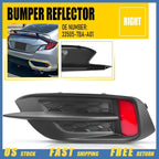 Right Rear Bumper Reflector & Bezel Cover Trim for Honda Civic Sedan (2016–2021)