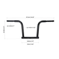12" Rise 1.25" Handlebar for Harley Dyna (2006–2023)