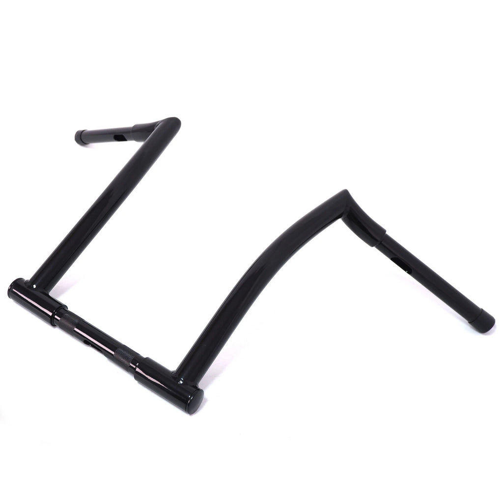 16" Black Fat Chizeled Handlebar for Harley Softail (2018–Present), Road King (1995–Present)