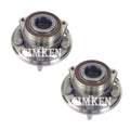 Set of 2 Front Wheel Bearing and Hub Assemblies for Buick Cadillac GMC (AWD)