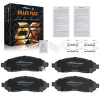 Front Ceramic Brake Pads Set for Nissan Pathfinder/Xterra (2005–2015)