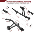 Passenger Foot Peg Set for Kawasaki Vulcan S EN650 (2015–2024)