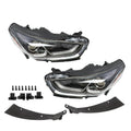 Halogen Headlight Assembly Pair for Hyundai Sonata (2018–2019) W/ Bulbs