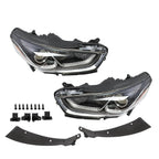 Halogen Headlight Assembly Pair for Hyundai Sonata (2018–2019) W/ Bulbs