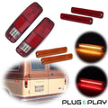 6Pcs LED Side Marker & Tail Light for Ford F150 F250 (1973–1979)