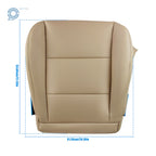 Set of 2 Leather Seat Covers for Toyota Land Cruiser (1998–2007) Tan