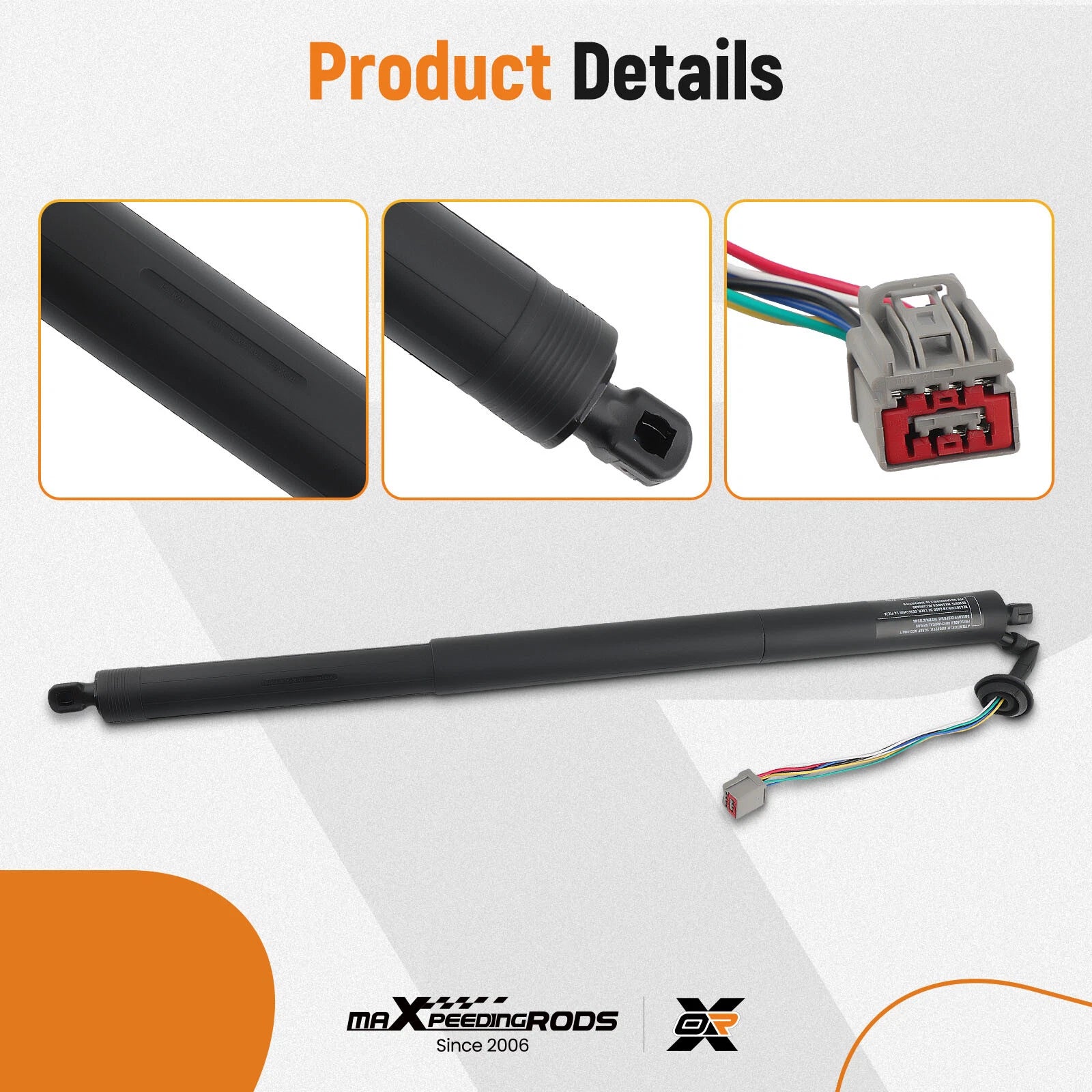 Set of 2 Rear Left Trunk Lift Support Shocks for Ford Explorer (2016-2019)