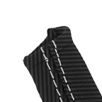E Brake Boot Cover for Honda Civic (2006–2011) PVC Carbon White Stitch