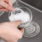 Stainless Steel Chain Mail Scrubber for Cookware Kitchen Tool