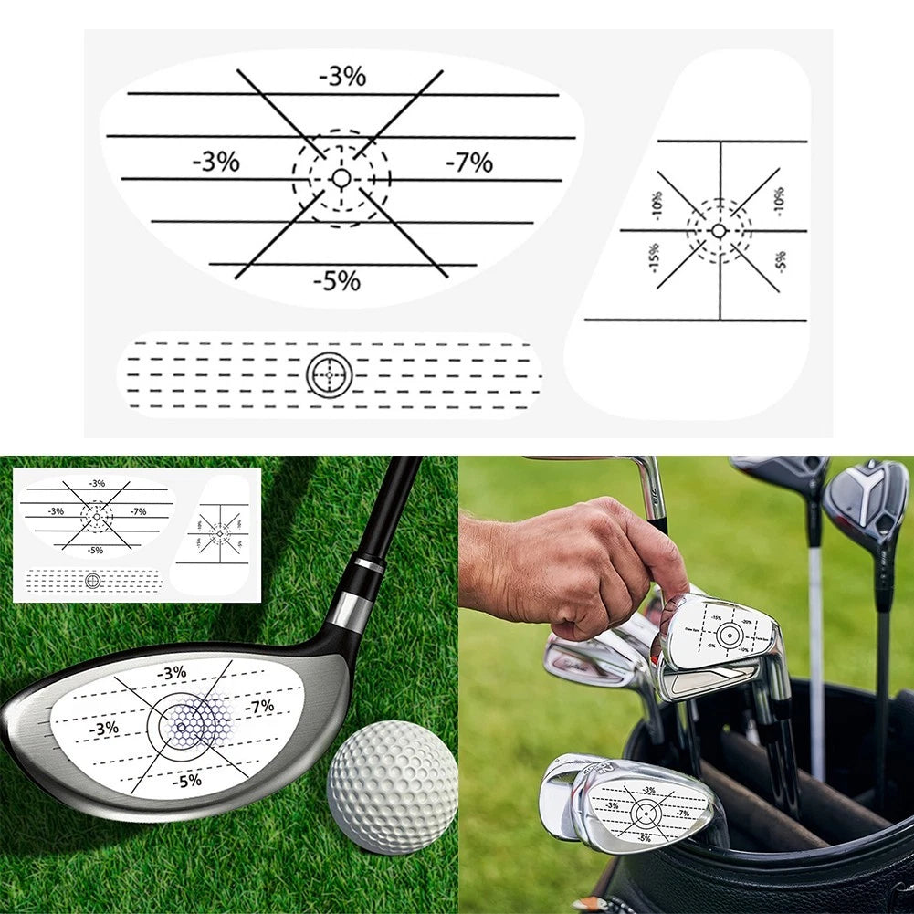 Set of 50 Non-Residue Training Stickers for Golf (Golf Improvement Tools)