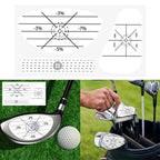 Set of 50 Non-Residue Training Stickers for Golf (Golf Improvement Tools)