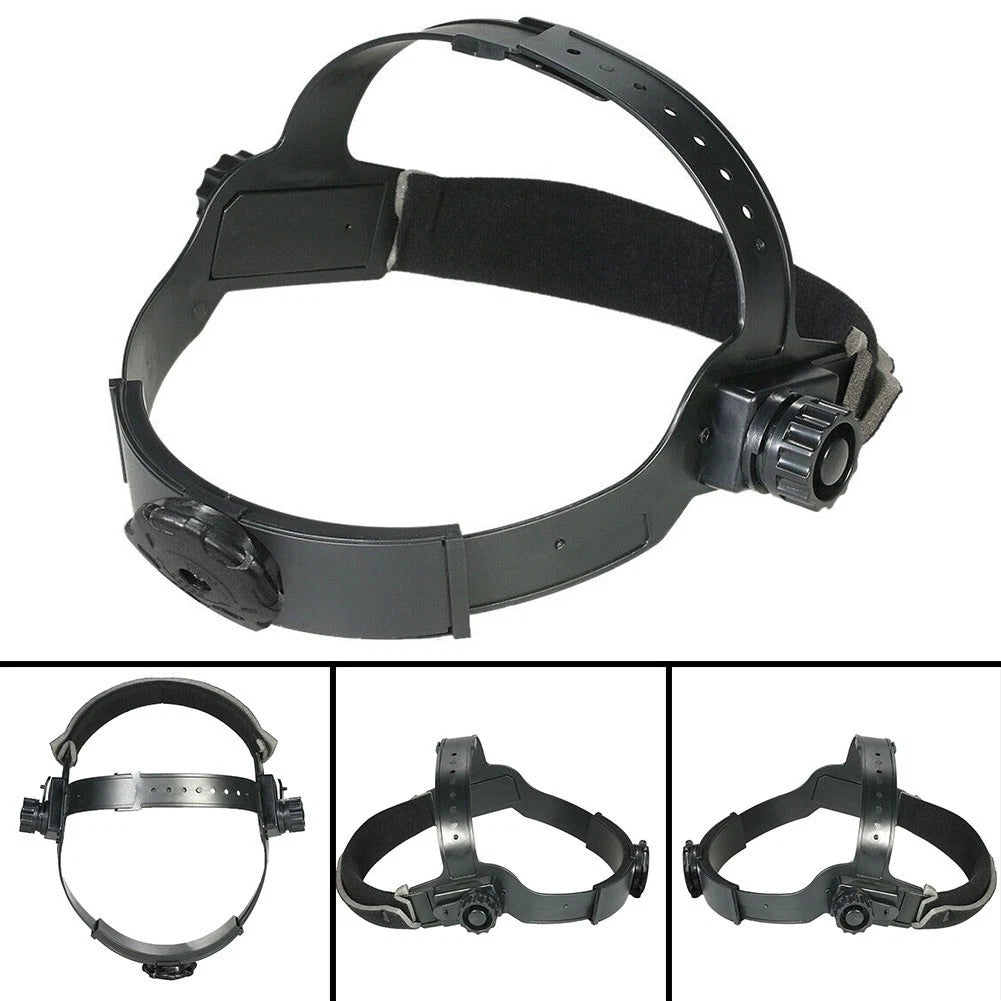 Auto-Darkening Welding Headgear for (Adjustable, Black)