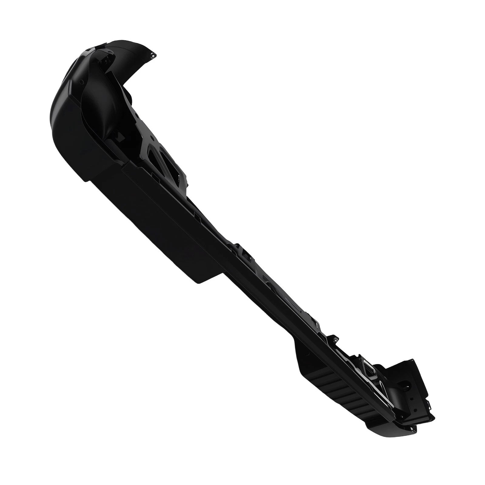 Black Rear Bumper for Silverado Sierra 2500 3500 HD (2015-2019)
