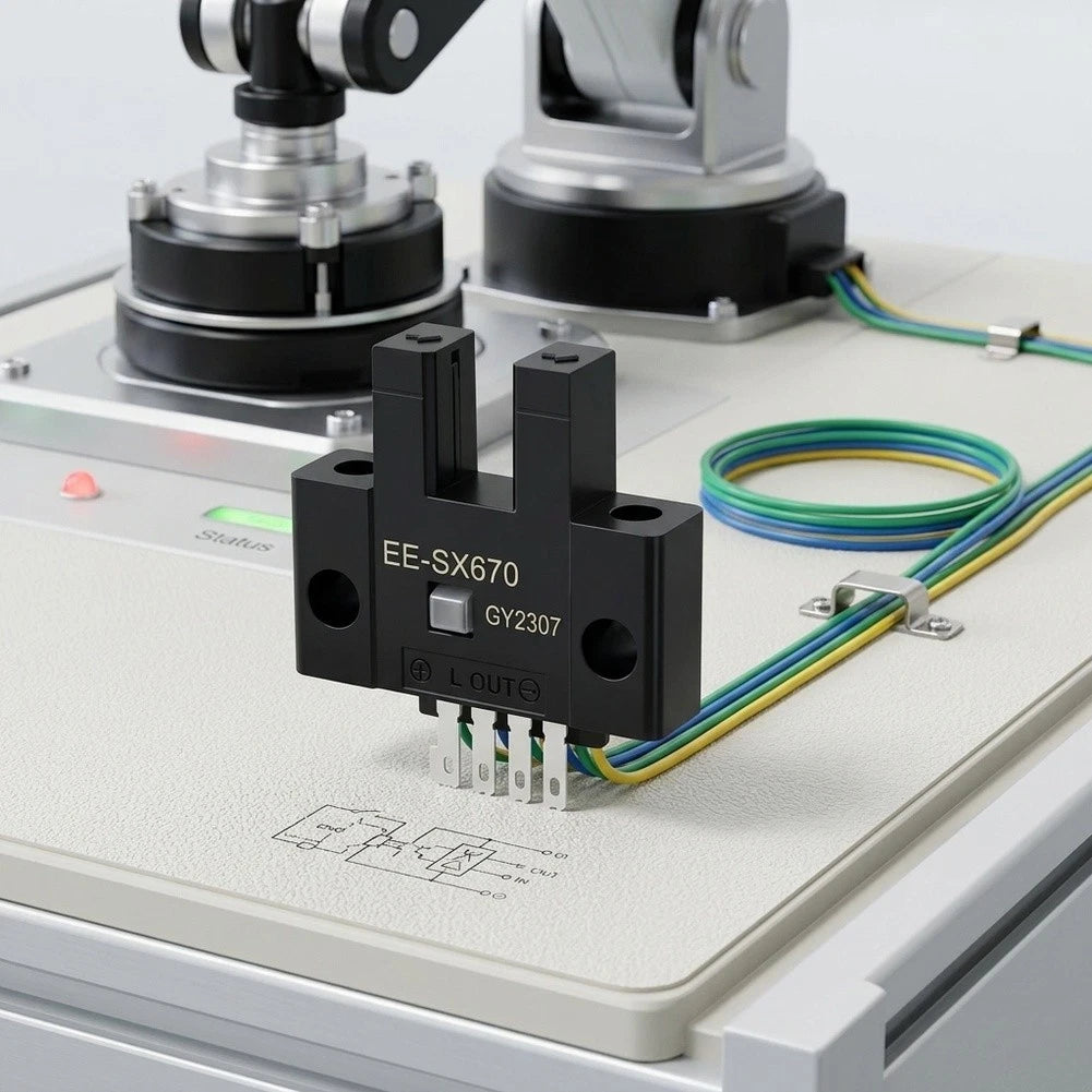 U Shape Photoelectric Limit Switch for Printing Equipment and Conveyors