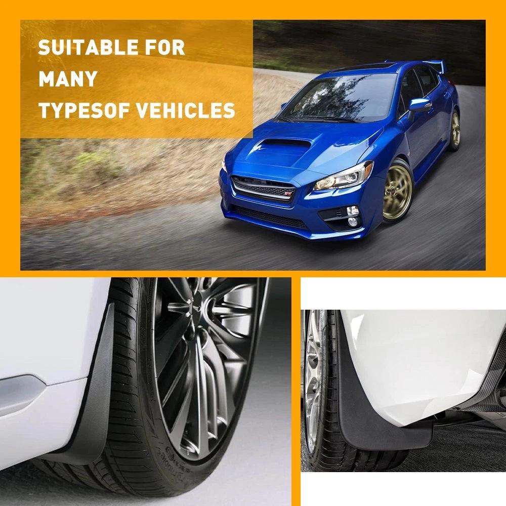 Set of 4 Mud Flaps Splash Guards for Universal Cars
