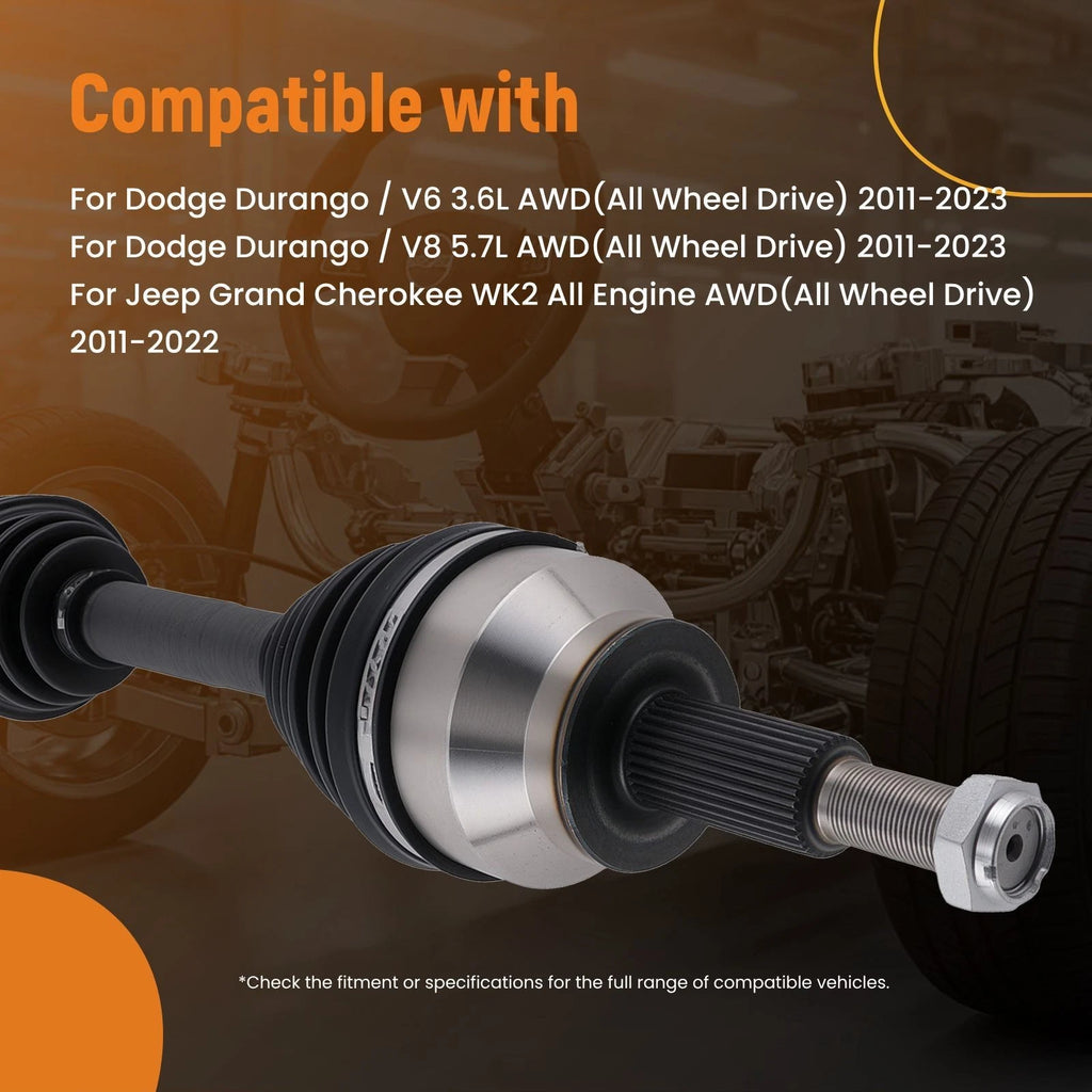 CV Axle for Dodge Durango 2011–2023 Jeep Grand Cherokee 2011–2022