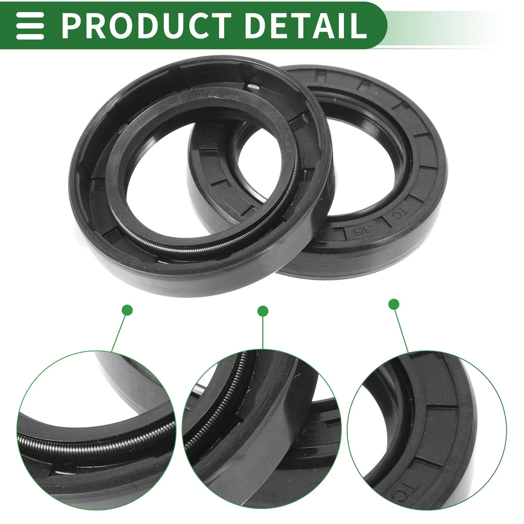 Set of 5 Oil Seal Rotary Shaft Seal NBR Rubber 35x55x10mm