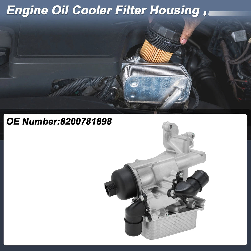 Engine Oil Filter Housing for Nissan Primastar X83 (2001–2019) No. 8200781898