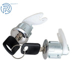 Door Lock Cylinder Set of 2 W/Key for Ford F150 250 350 (1992–1995)