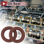 2X Oil Seal Rotary Shaft Seal FKM Rubber 35x56x10mm for Various Models