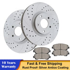 Front Drilled Disc Rotors & Pads for Nissan Maxima (2009–2022)