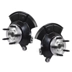 Front Left & Right Steering Knuckle & Wheel Hub Bearing for Ford Edge (2007-2014)