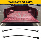 Set of 2 Rear Tailgate Cables Straps for Ford F150 F250 F350 (1983–1996)